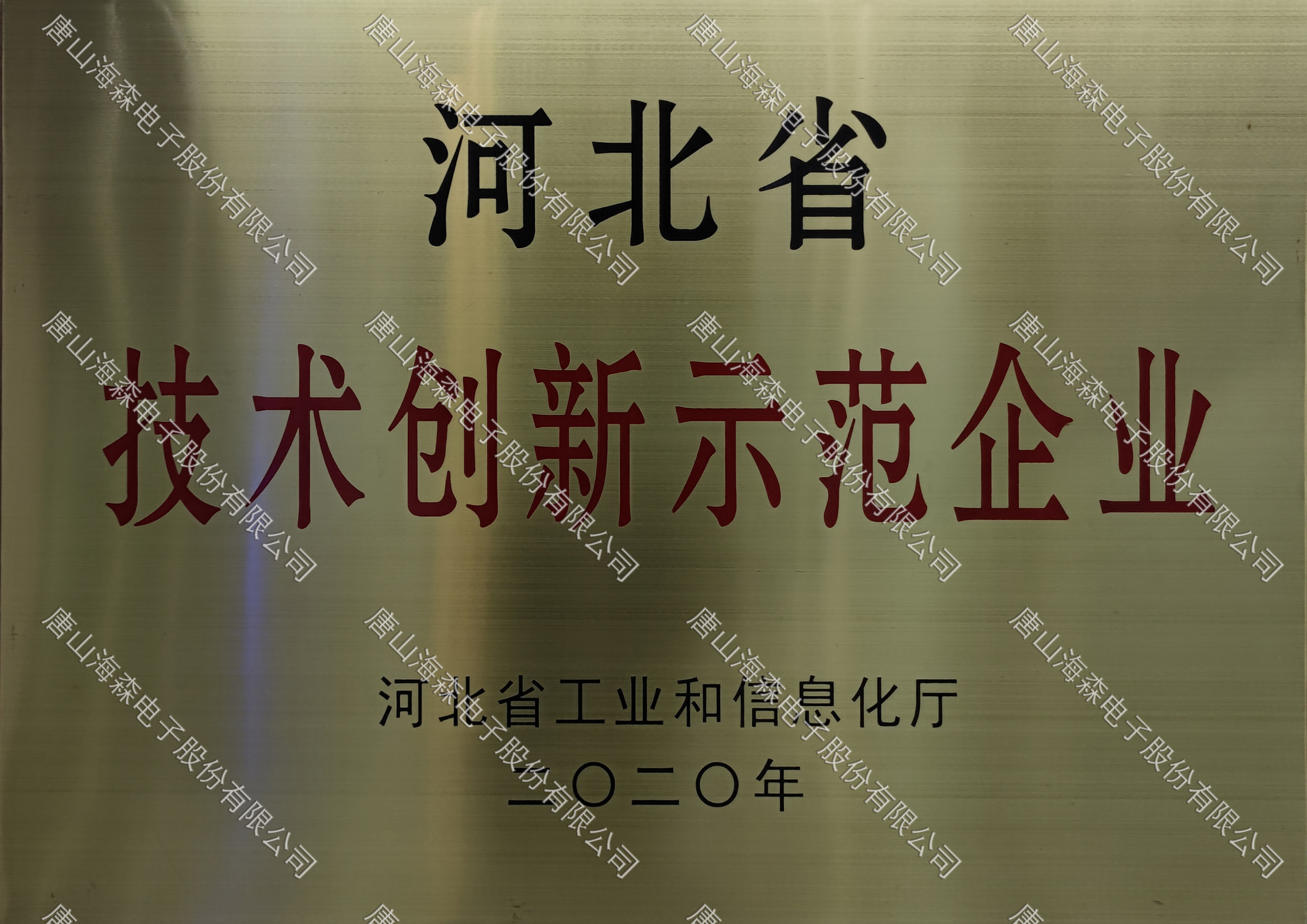 河北省技術(shù)創(chuàng)新示范企業(yè)